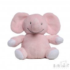 ETE66-P: 15cm Pink Eco Elephant Soft Toy